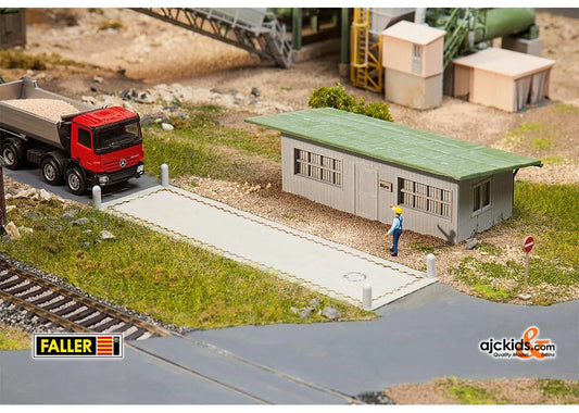 Faller Truck Scale With Office HO Scale