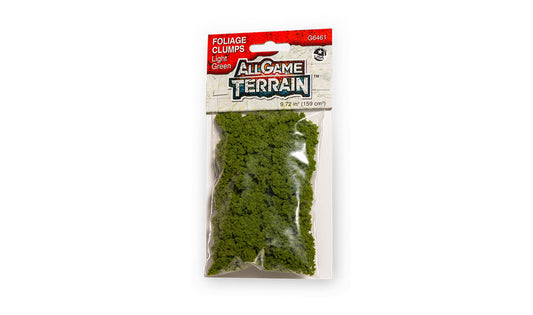 All Game Terrain G6461 Foliage Clumps Light Green 9.72in3