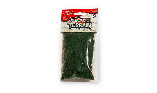 All Game Terrain G6463 Foliage Clumps Dark Green 9.72in3