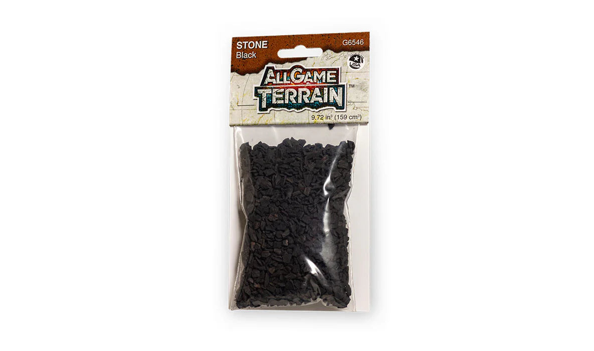 All Game Terrain G6546 Black Stone 9.72in3