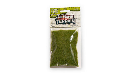 All Game Terrain G6584 Static Grass 7mm Medium Green 22g