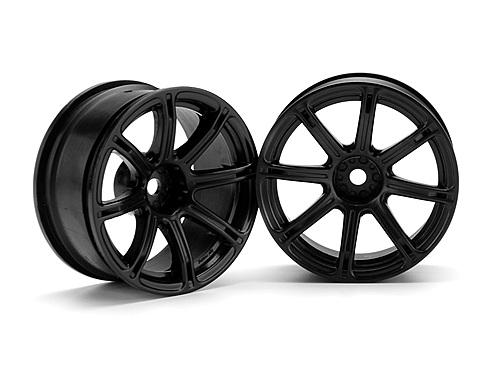 Hpi-Racing 3308 Work Emotion XC8 Wheel 26mm Black (9mm Offset)