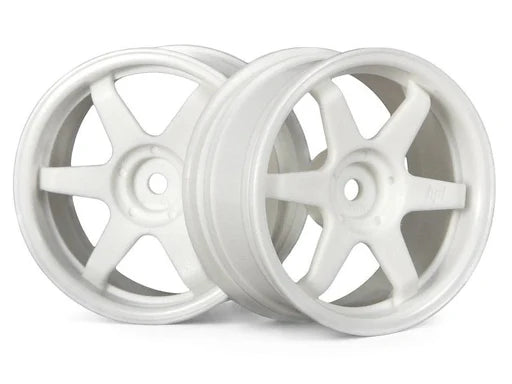 Hpi-Racing 3840 TE37 Wheel 26mm White (3mm Offset)