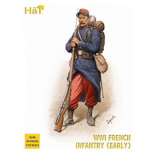 HAT WWI French Infantry Early 1/72
