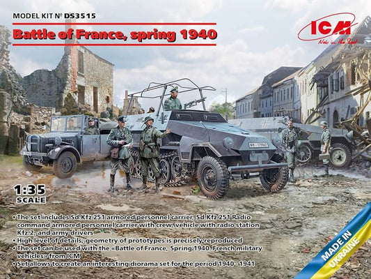 ICM Battle of France spring 1940 German Combat Vehicles 1/35