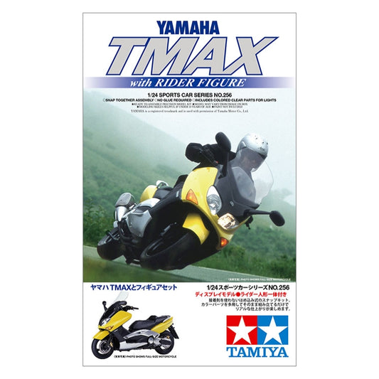 Tamiya Yamaha TMAX with rider figure 1/24