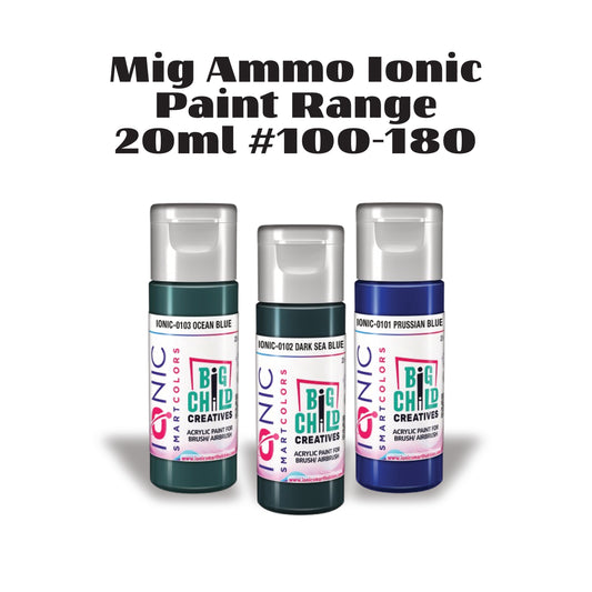 Mig Ammo IONIC Paint Range 20ml #100-180