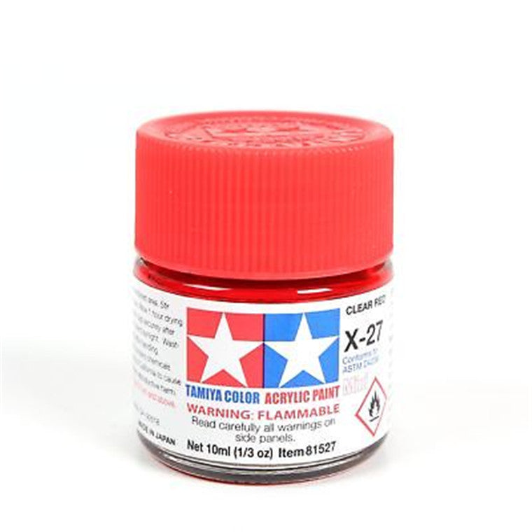 Tamiya Acrylic X Paint 10ml Range