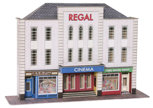 Metcalfe OO/HO Low Relief Cinema & Shops