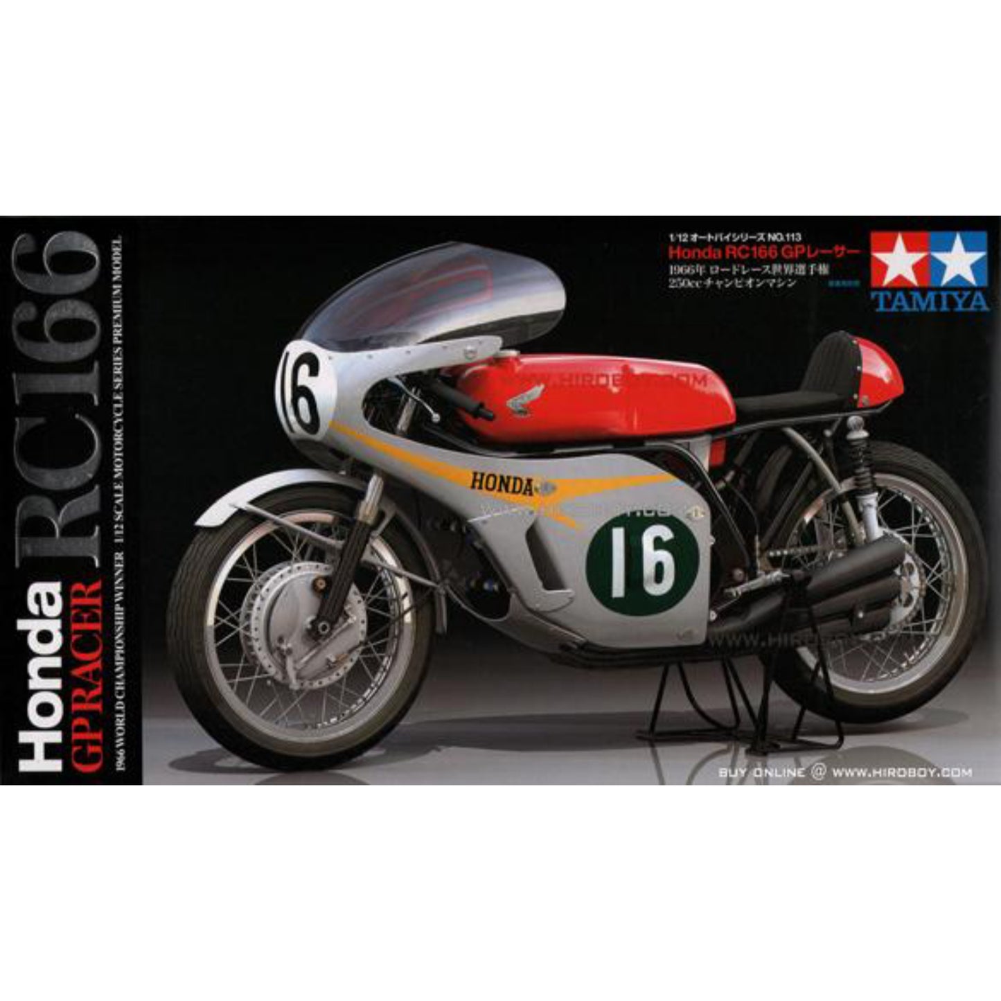 Tamiya Honda GP Racer RC166 1966 World Championship winner 1/12