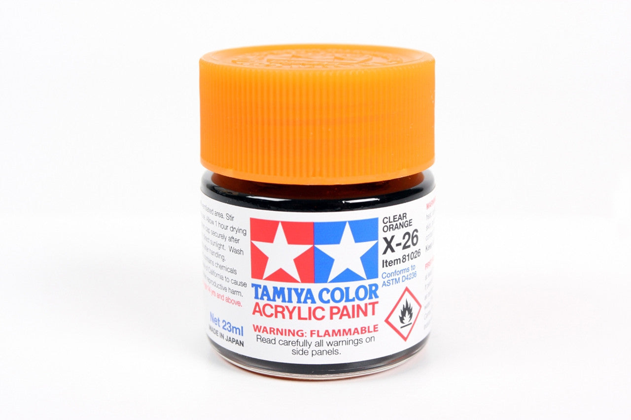 Tamiya Acrylic X Paint 10ml Range