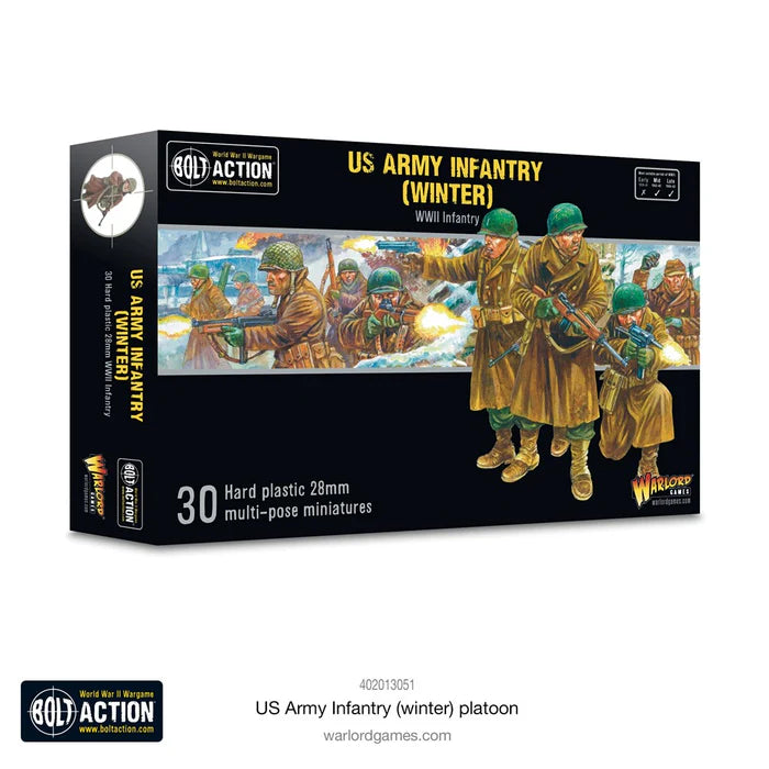 Bolt Action US army infantry (winter) platoon