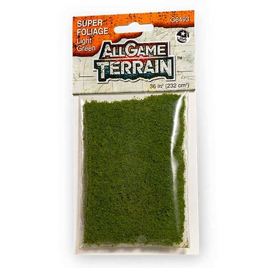 All Game Terrain G6493 Super Foliage Light Green 32in3