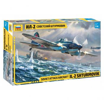 Zvezda Soviet Attack aircraft IL-2 1/48
