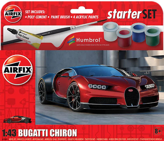 Airfix Bugatti Chiron 1:43 Starter Set