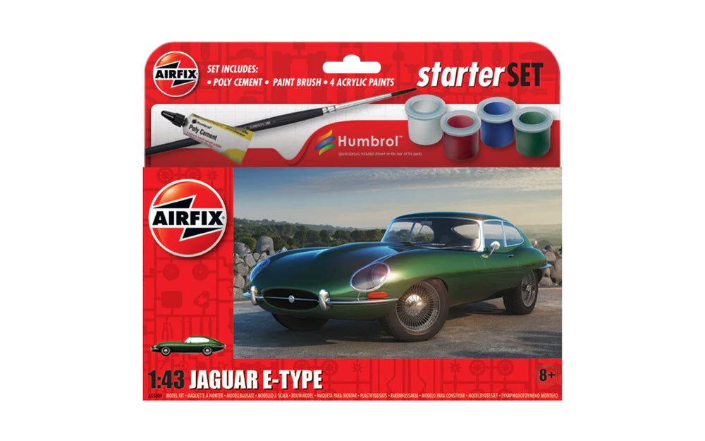 Airfix Jaguar E-Type 1:43 Starter Set