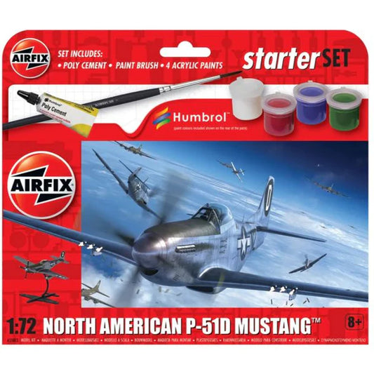 Airfix North American P-51D Mustang 1/72 Starter Set