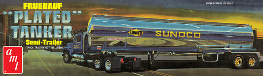 AMT Truck Fruehauf "Plated Tanker" Semi Trailer 1/25