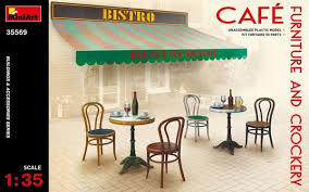 Cafe Furniture And Crockery 1/35