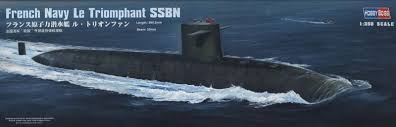 French Navy Le Triomphant SSBN 1/350
