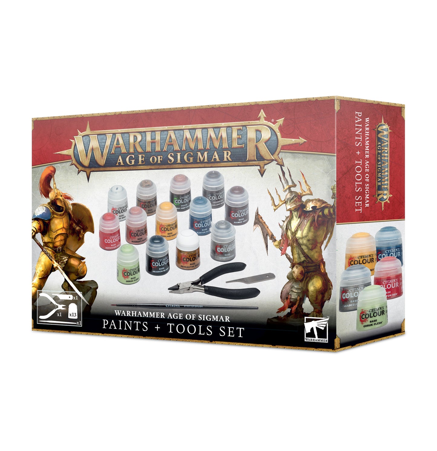 Warhammer Age of Sigmar Paints+tool set