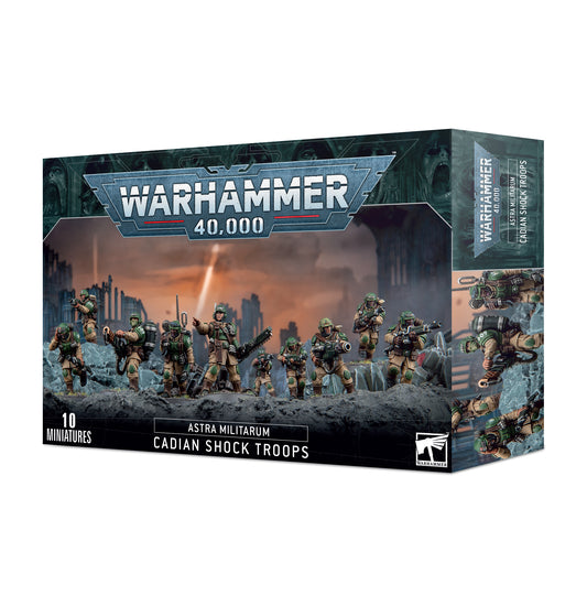 Warhammer 40,000 Astra MIlitarum Cadian Shock Troops