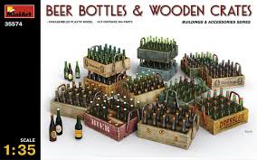 Beer Bottles and Wooden Crates 1/35