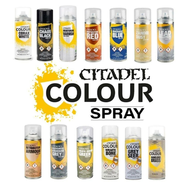 Citadel Colour Spray Paint Range