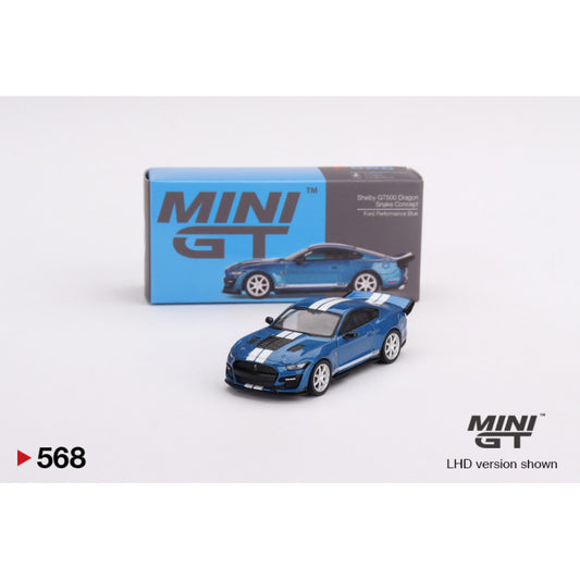 Mini GT Shelby GT500 Dragon Snake Concept Ford Performance Blue LHD