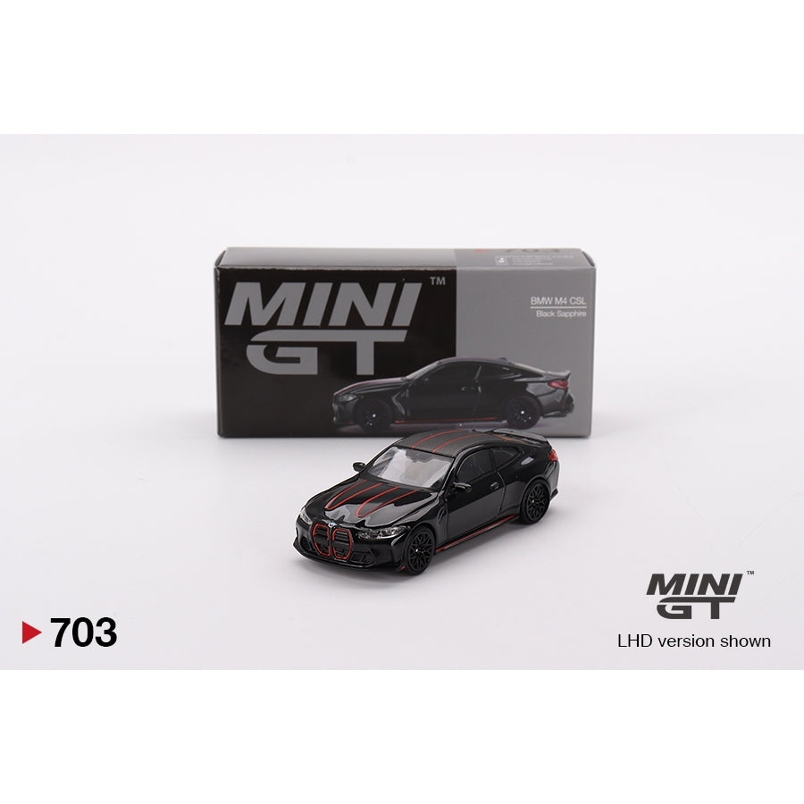 Mini Gt BMW M4 CSL Black Sapphire RHD