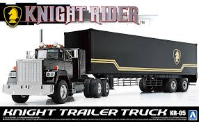 Knight Rider Trailer Truck 1/28
