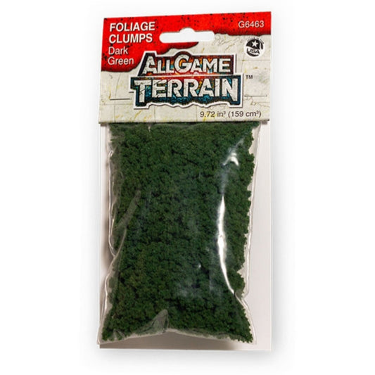 All Game Terrain Foliage Clumps Dark Green