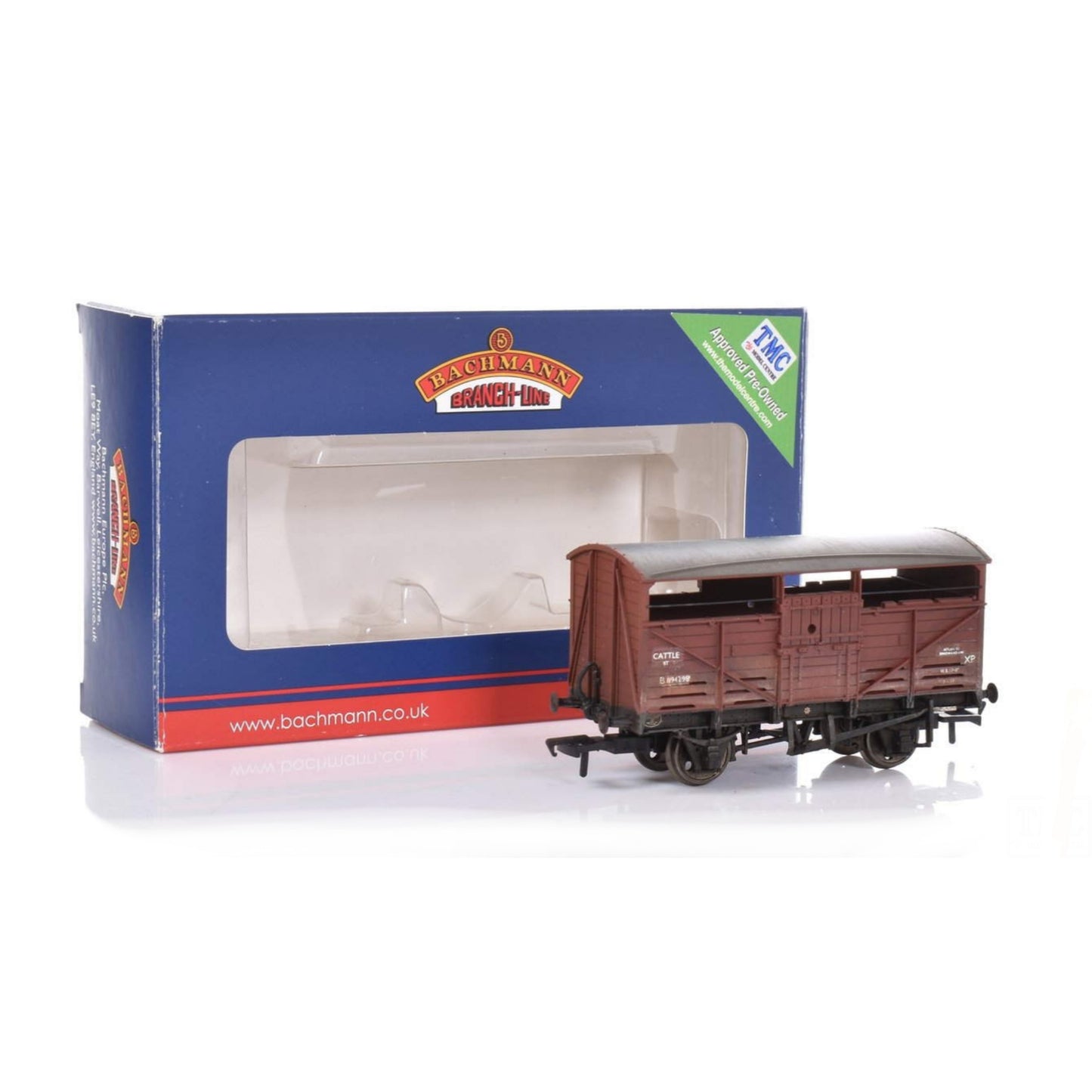 Bachmann OO Gauge 8 Ton Cattle Wagon BR Bauxite