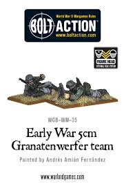 Bolt Action: German Army - 5cm granatwerfer team bolt action