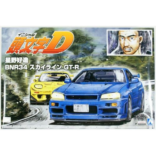 Initial D Hosino Kozo BNR34 Nissan GT-R 1/24