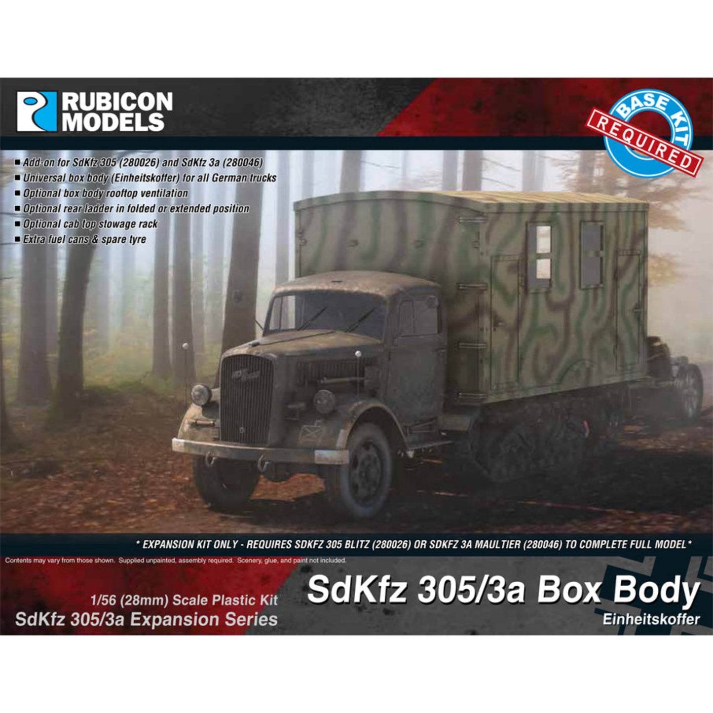 Rubicon Models SdKfz 305 Opel Blitz with Box Body