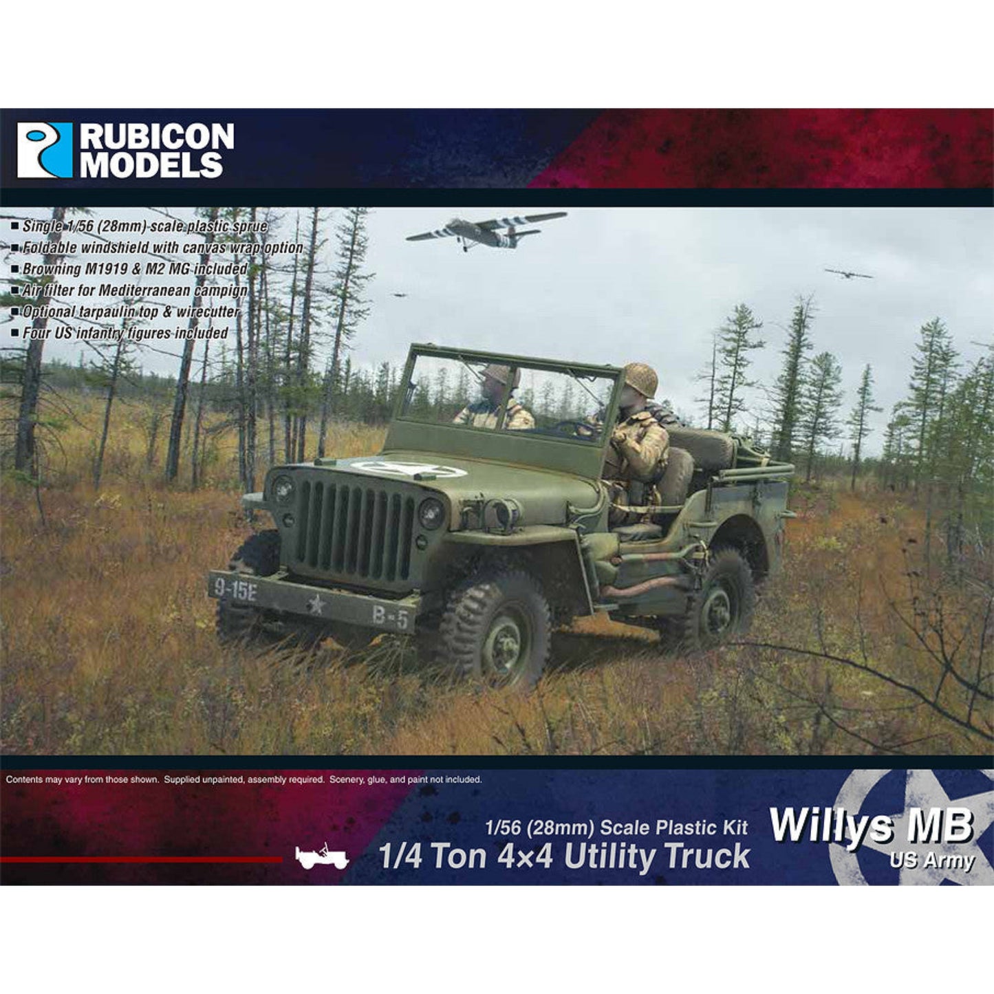 Rubicon Models willys MB US Army
