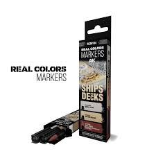 AK-Interactive Ships and Decks Real Colour Marker Set
