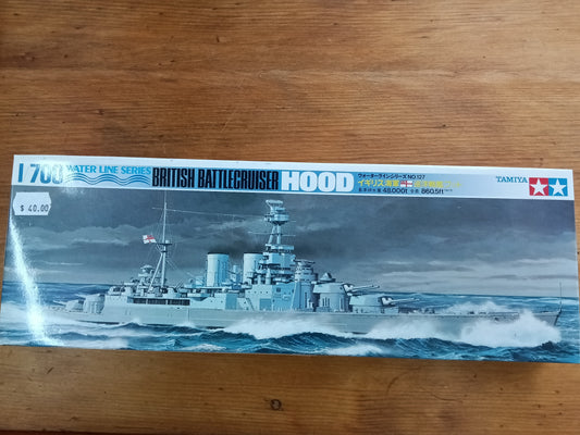 Tamiya British Battlecruiser Hood 1/700
