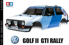 Golf II GTI 16V Rally Body Set 1/10
