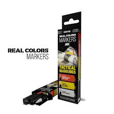 AK-Interactive Tactical Markings Real Colour Marker Set