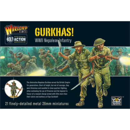 Bolt Action: Metal Nepalese Infantry - Gurkhas!