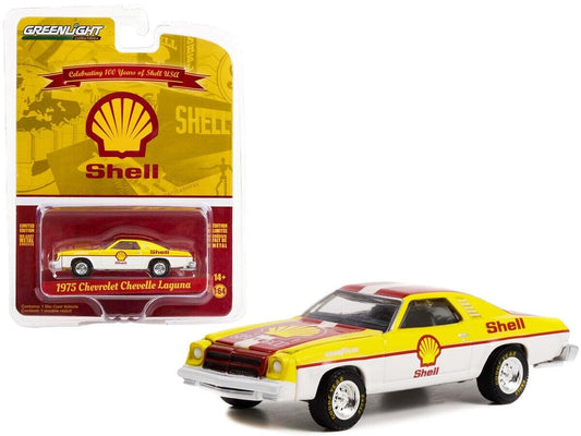 Greenlight 1975 Chevrolet Chevelle Laguna 100 Years of shell 1:64