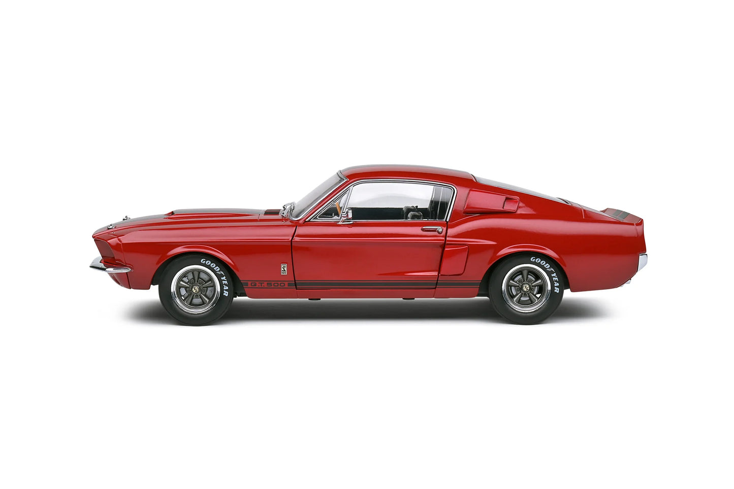 Solido Shelby GT500-Burgandy Red/Black Ghost 1967