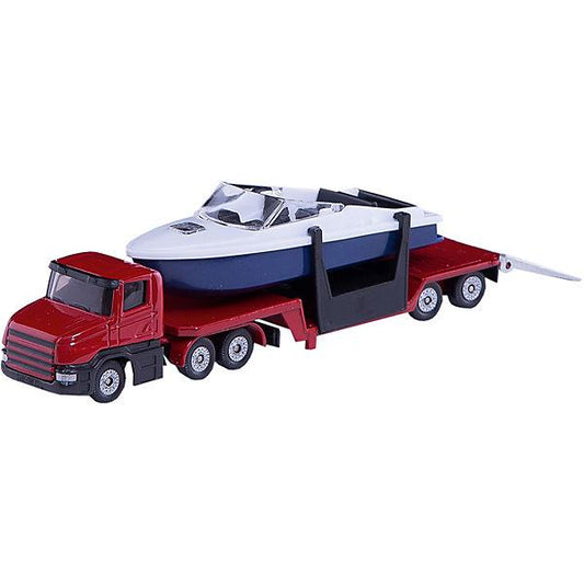 Siku 1613 Low loader with boat