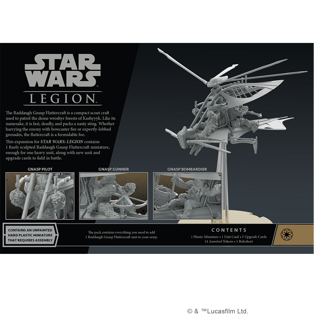 Star wars Legion Raddaugh gnasp fluttercraft (Unit Expansion)