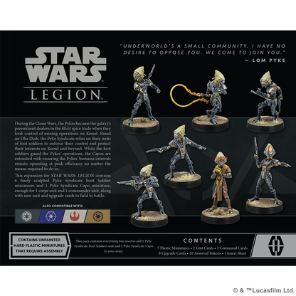 Star wars Legion Pyke Syndicate Foot Soliders (Unit Expansion)
