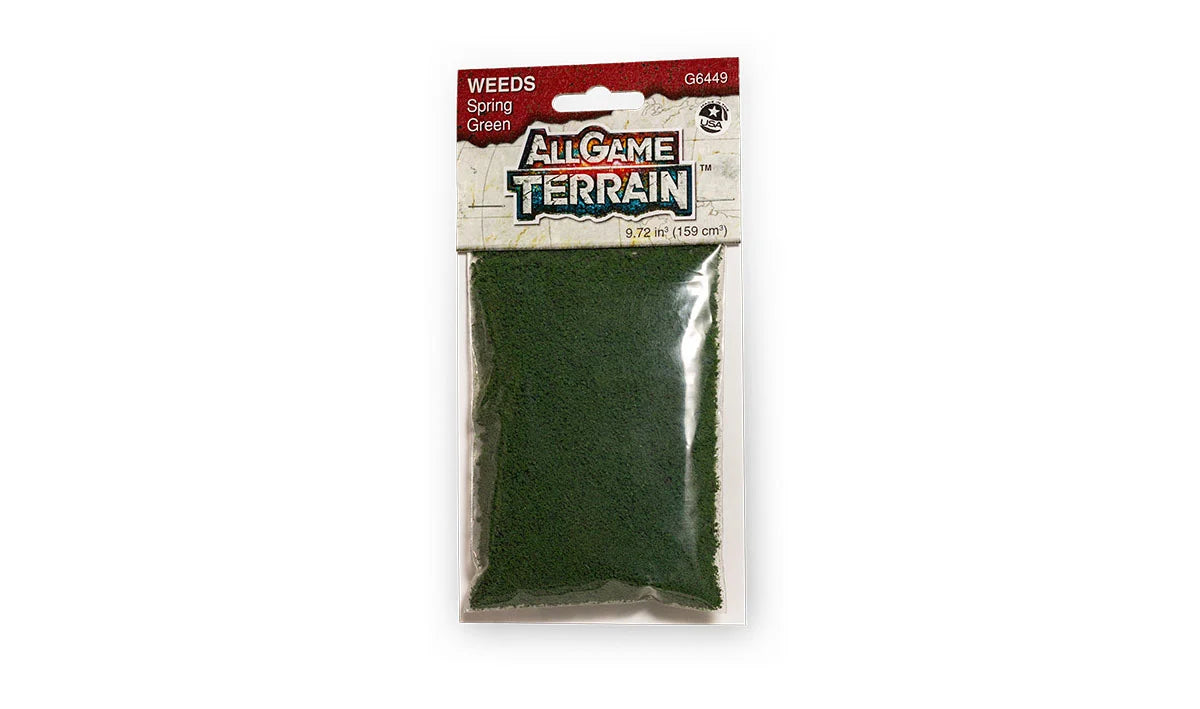 All Game Terrain G6449 Spring Green Weeds 9.72in3